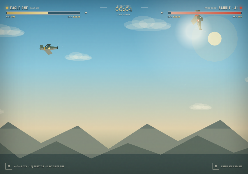 Dogfight 1944 game screenshot