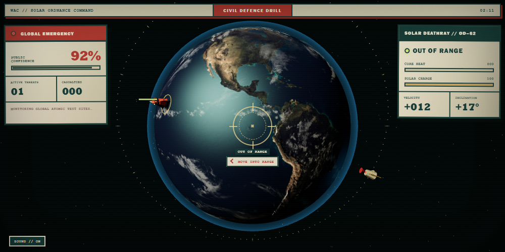 Orbital Deathray game screenshot